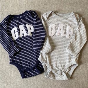 PAIR Baby GAP onesies